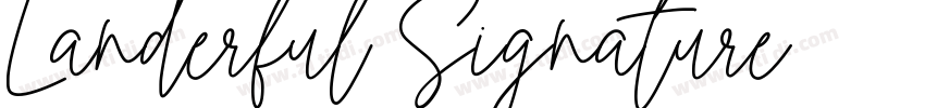 Landerful Signature字体转换